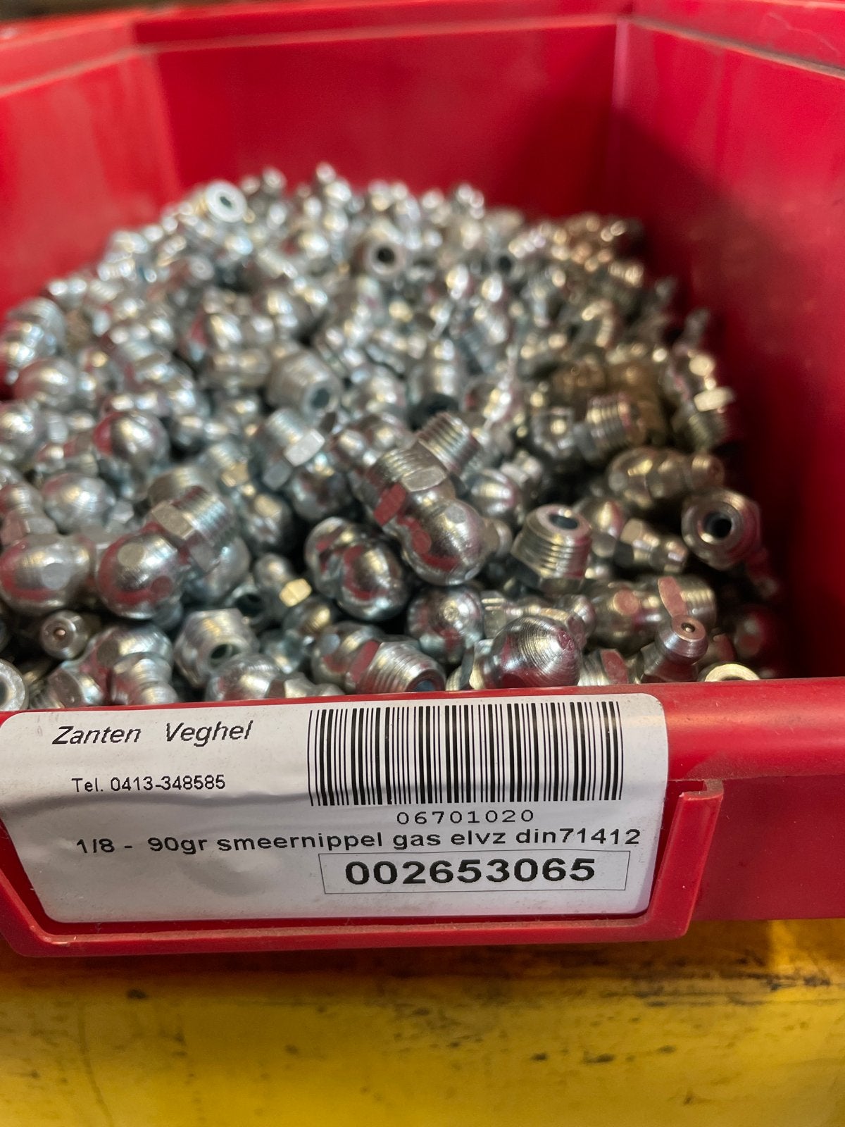 Grote partij Smeernippels 1/8 - 90gr gas elvz din71412, Ophalen, Nieuw