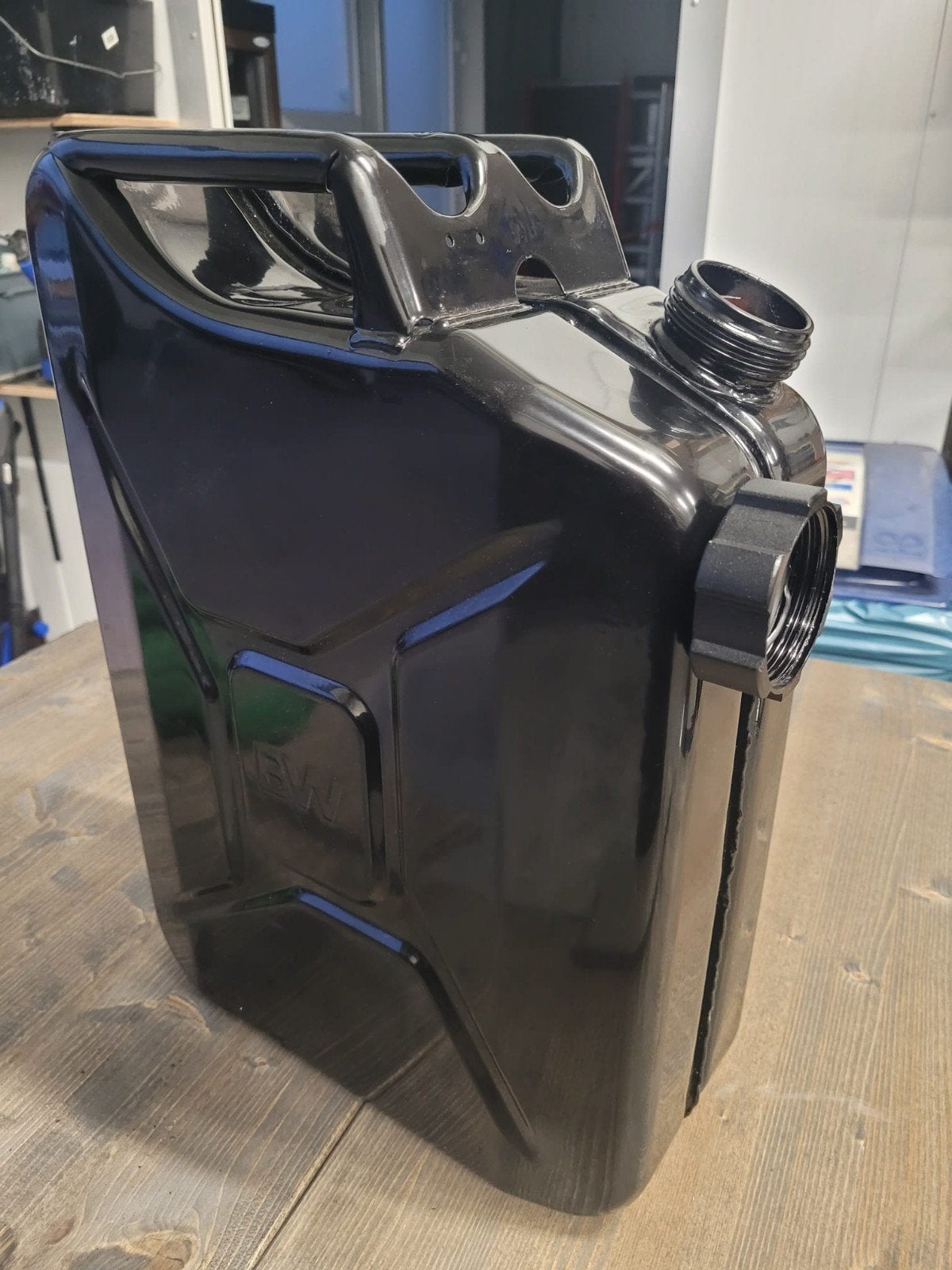 Jerrycan 20 liter met magneet dop, Ophalen of Verzenden, Gebruikt