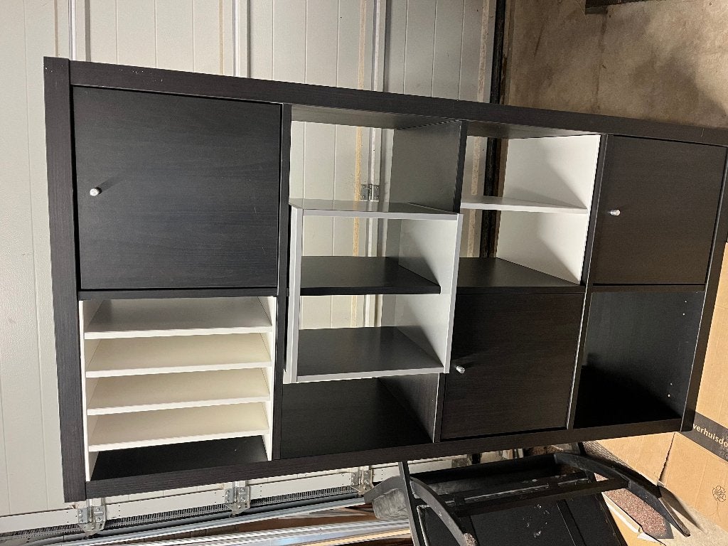 Ikea Kallax kast met extra's, Ophalen, Zo goed als nieuw