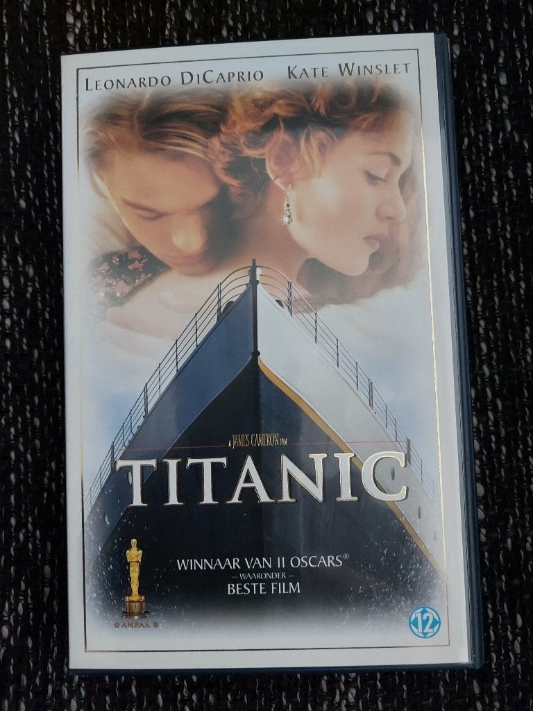Titanic Originele VHS, Ophalen, Nederlands ondertiteld, Engels, Zo goed als nieuw