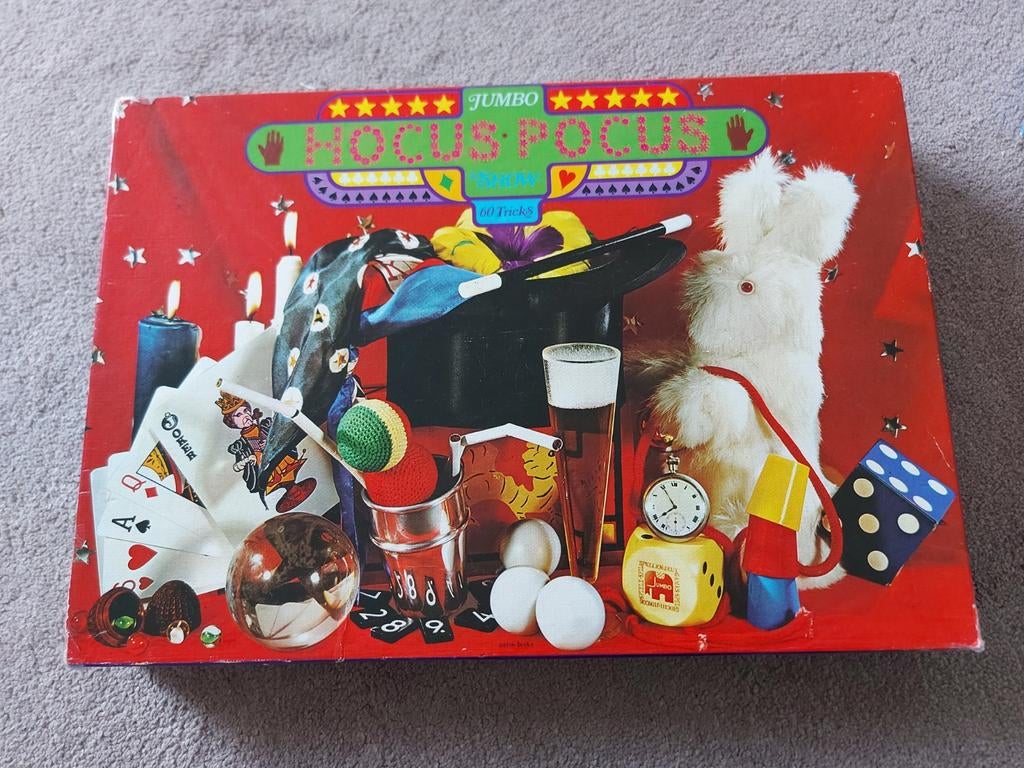 Vintage Goochel doos hocus pocus jumbo - ophalen - € 5,00, Ophalen