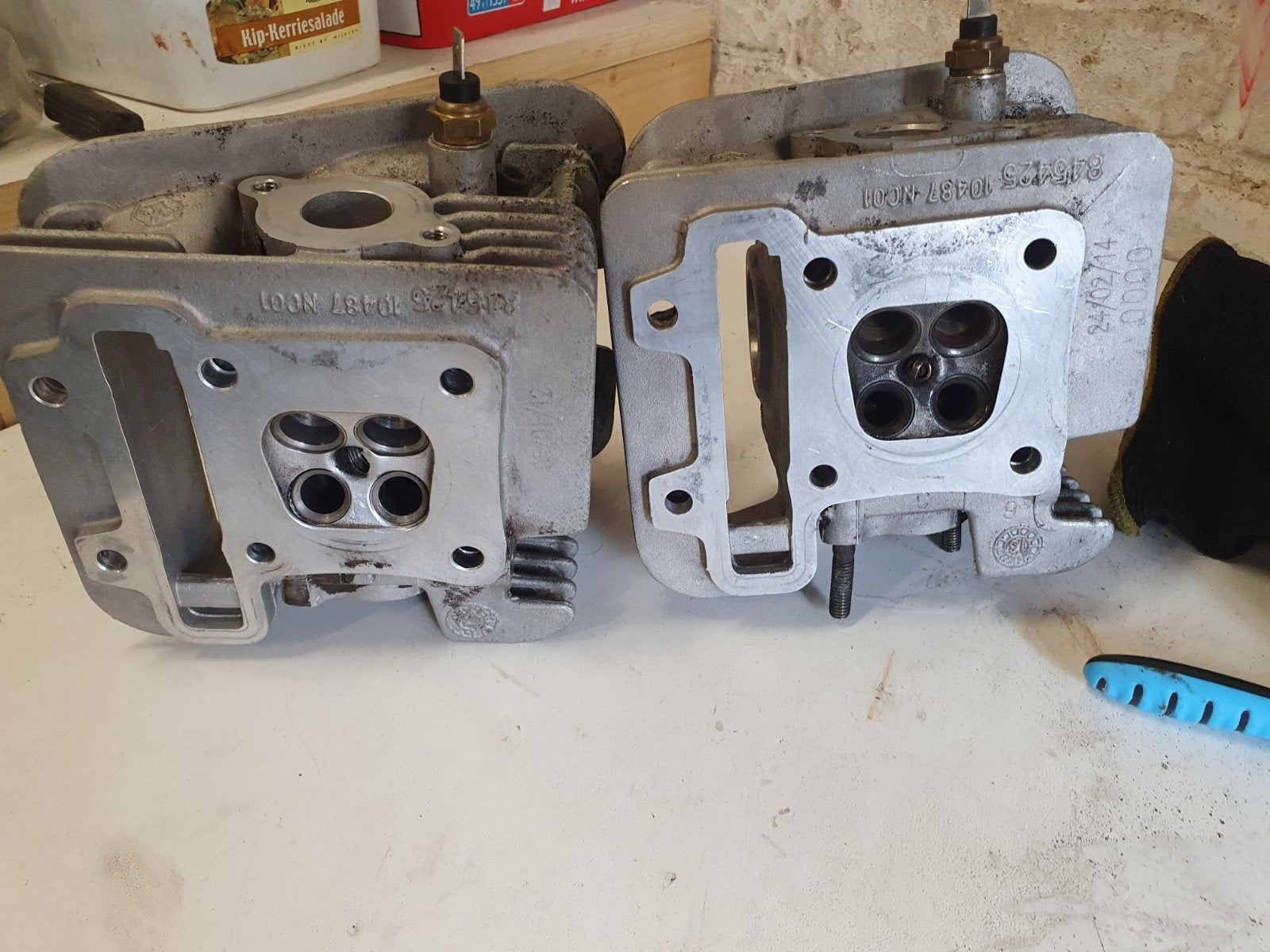 2 keer piaggio 4v cilinder koppen, Ophalen, Cilinder