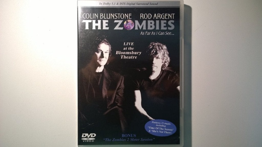 The Zombies - Live At The Bloomsbury Theatre (DVD), Alle leeftijden, Ophalen of Verzenden, Zo goed als nieuw, Muziek en Concerten