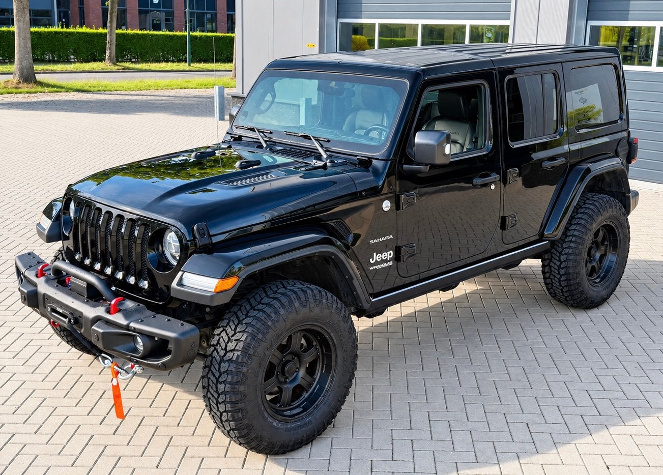 Foto 3 van JEEP WRANGLER JL SAHARA EXTREME BLACK 1E EIGENAAR BTW AUTO
