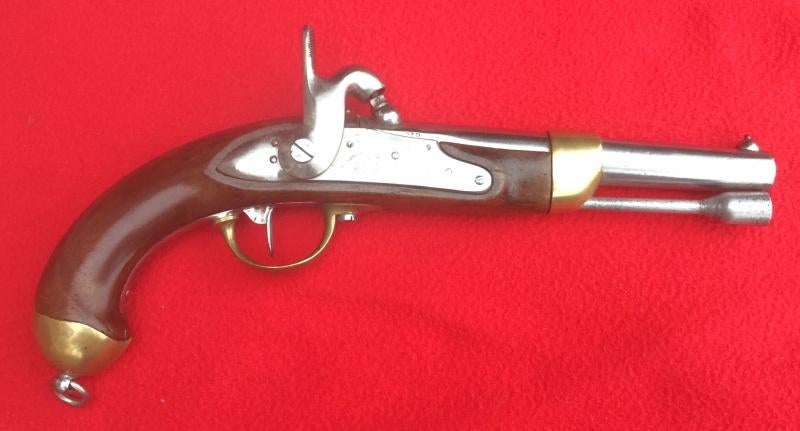 Frans cavalerie pistool m1822T(bis), Antiek en Kunst, Ophalen of Verzenden