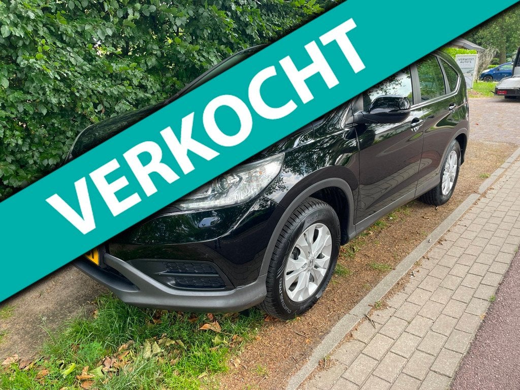 Honda CR-V 2.0 AWD Comfort 4 X 4 automaat 2e eigenaar, Auto's, Honda, Euro 5, Gebruikt, Zwart, 4 cilinders