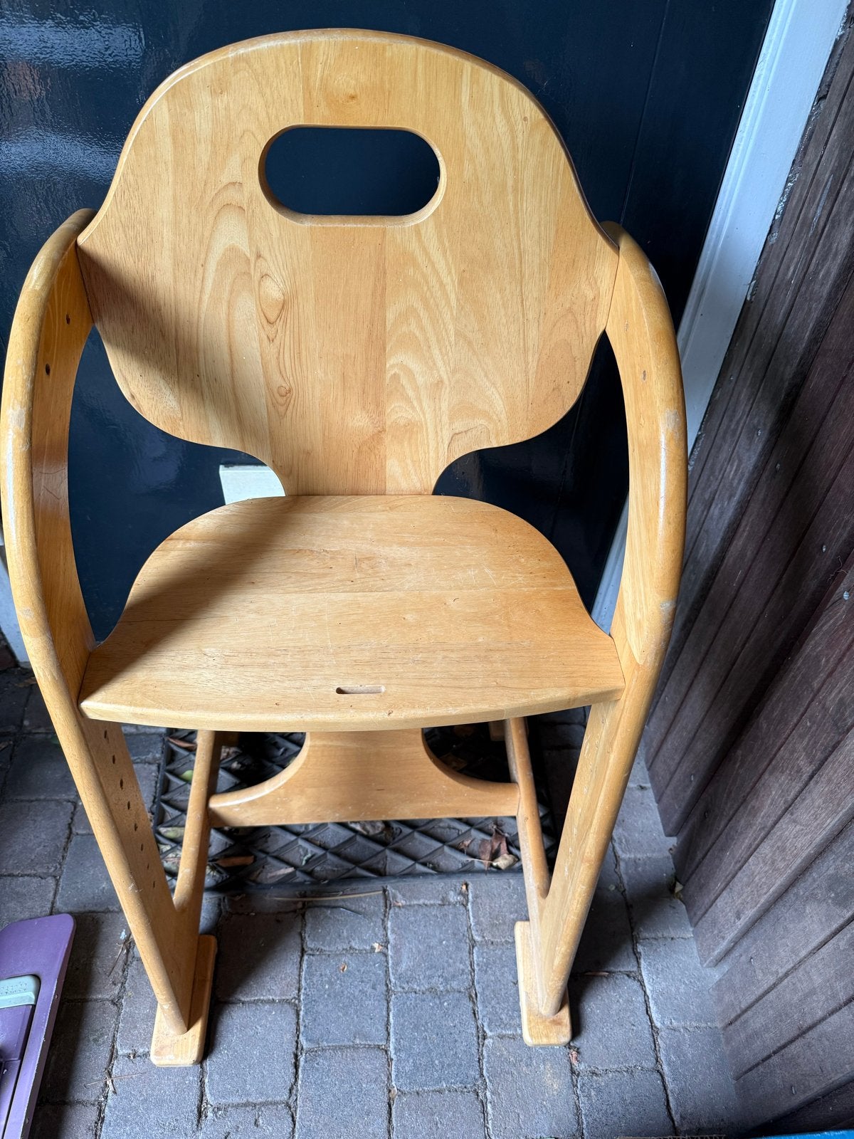 Tiamo Wood Collection Meegroeistoel - Verstelbaar Zitgedeelt, Kinderen en Baby's, Ophalen, Gebruikt, Meegroeistoel