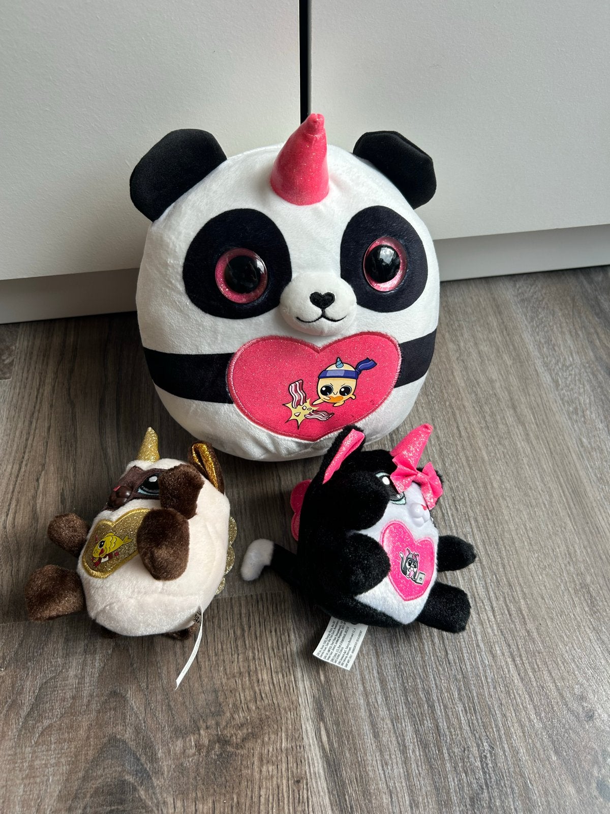 Zuru Rainbocorns knuffels - set van 3, Overige merken, Overige karakters, Overige typen, Ophalen of Verzenden