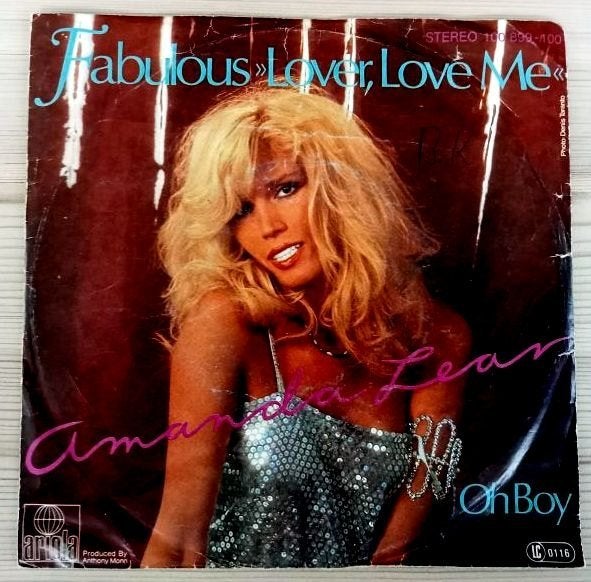 Amanda Lear: Fabulous lover, love me., Cd's en Dvd's, Vinyl Singles, Ophalen of Verzenden, Gebruikt, Pop