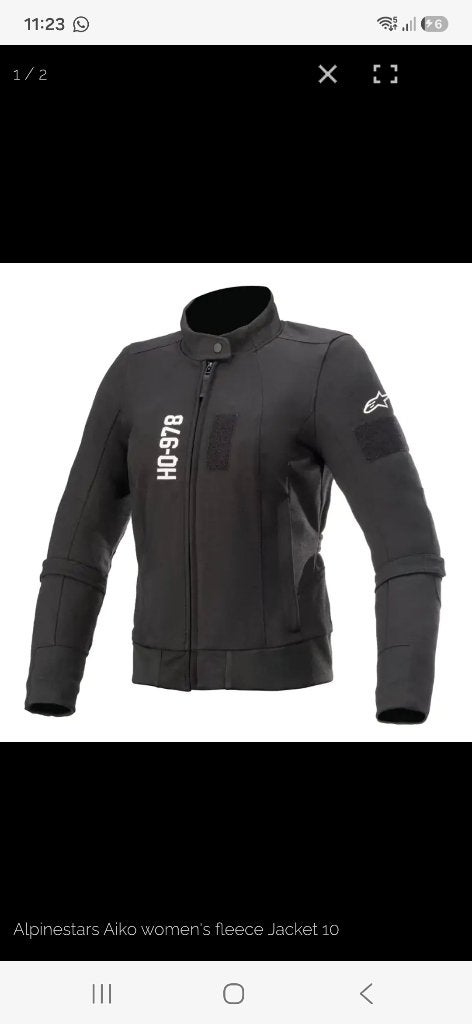 Alpinestars Aiko women’s fleece Jacket, Motoren, Kleding | Motorkleding, Ophalen, Alpine Stars, Jas | textiel, Dames