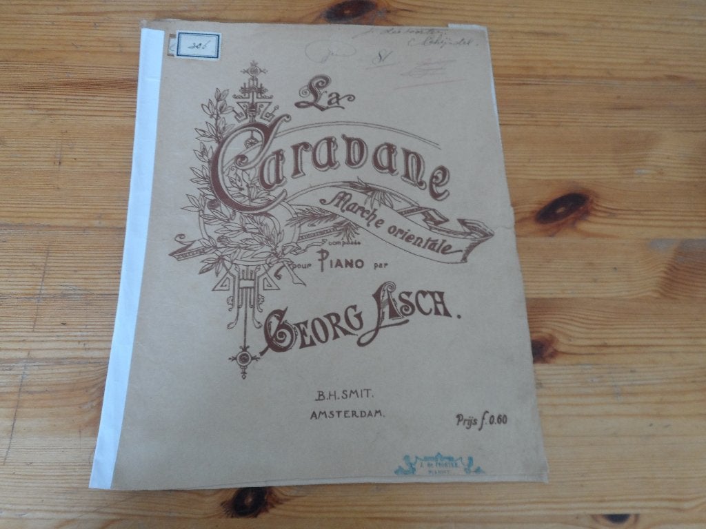 La caravane - georg asch, Muziek en Instrumenten, Gebruikt, Ophalen of Verzenden, Artiest of Componist, Piano