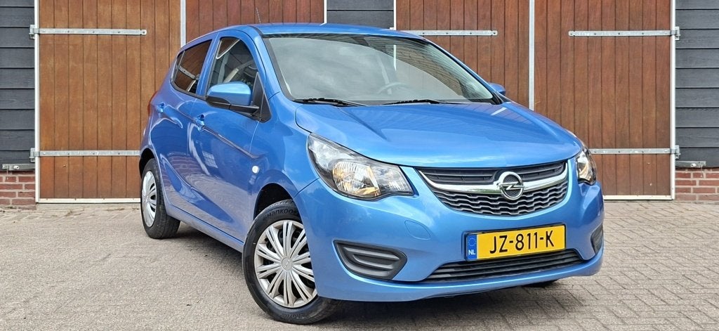 Opel KARL 1.0 ecoFLEX Edition | Trekhaak | Automaat | Cruise, 839 kg, Stof, Gebruikt, Blauw