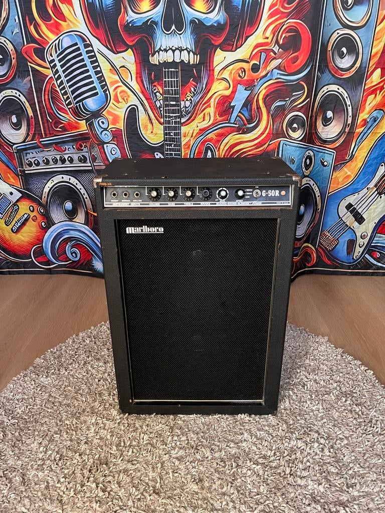 Marlboro G-50R - Vintage gitaarversterker uit de 70's, Ophalen, Gebruikt, Gitaar, Minder dan 50 watt