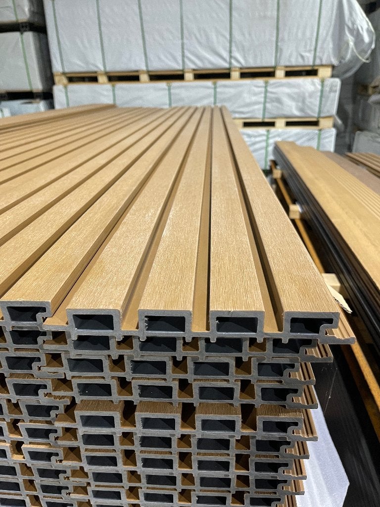 Composiet gevelbekleding– 290 cm – Teak, Ophalen of Verzenden, Nieuw, Composiet