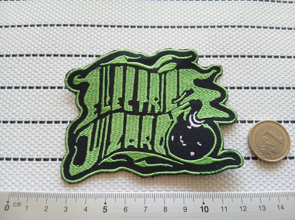 Electric Wizard mooie nieuwe shaped patch e18 metal, Verzenden, Nieuw, Kleding