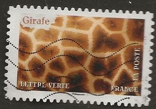 Frankrijk 226, huid giraf voor cadee, Verzenden, Gestempeld