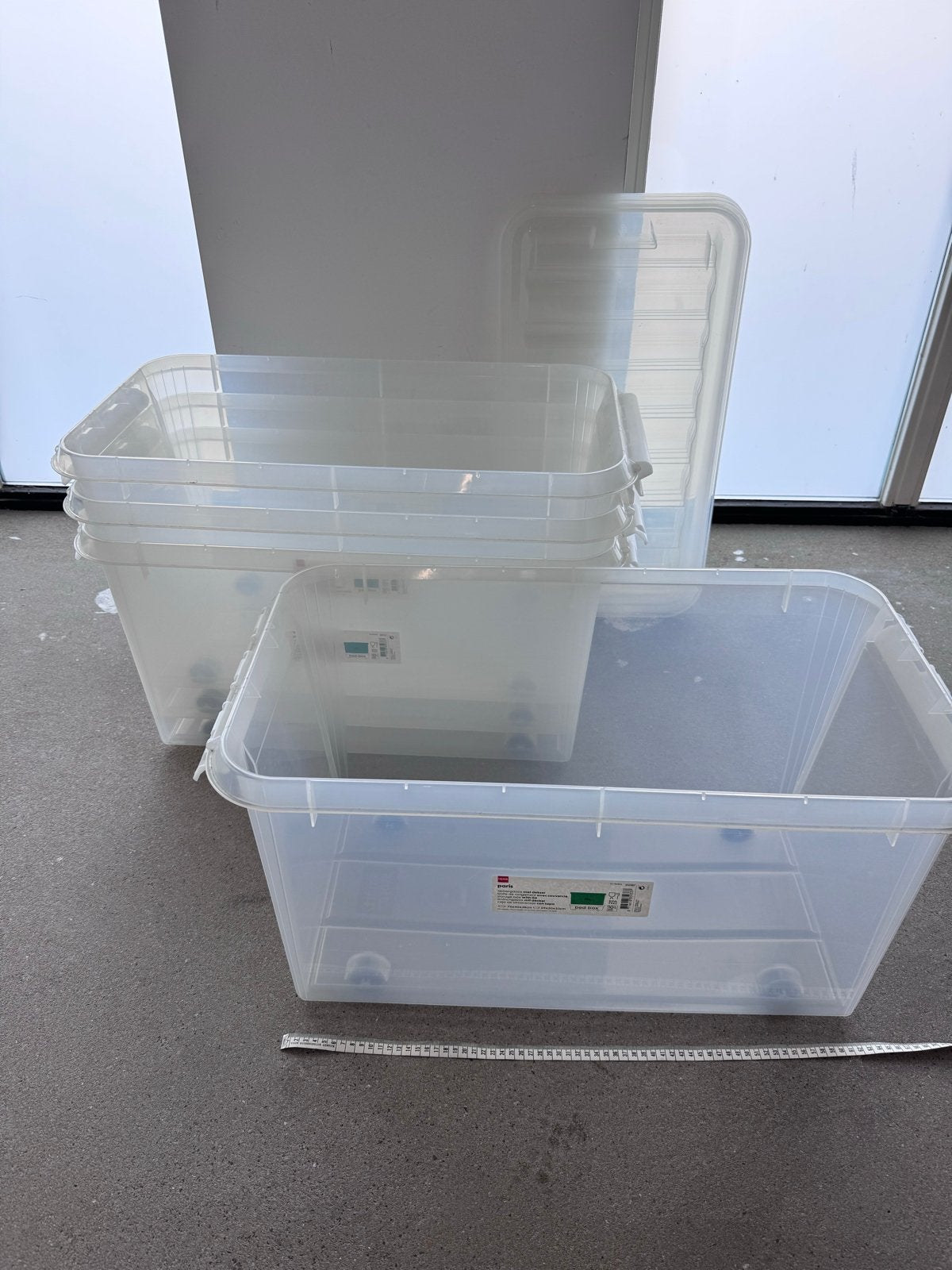 4x HEMA Paris opbergdoos met deksel - 70L, Ophalen, Zo goed als nieuw