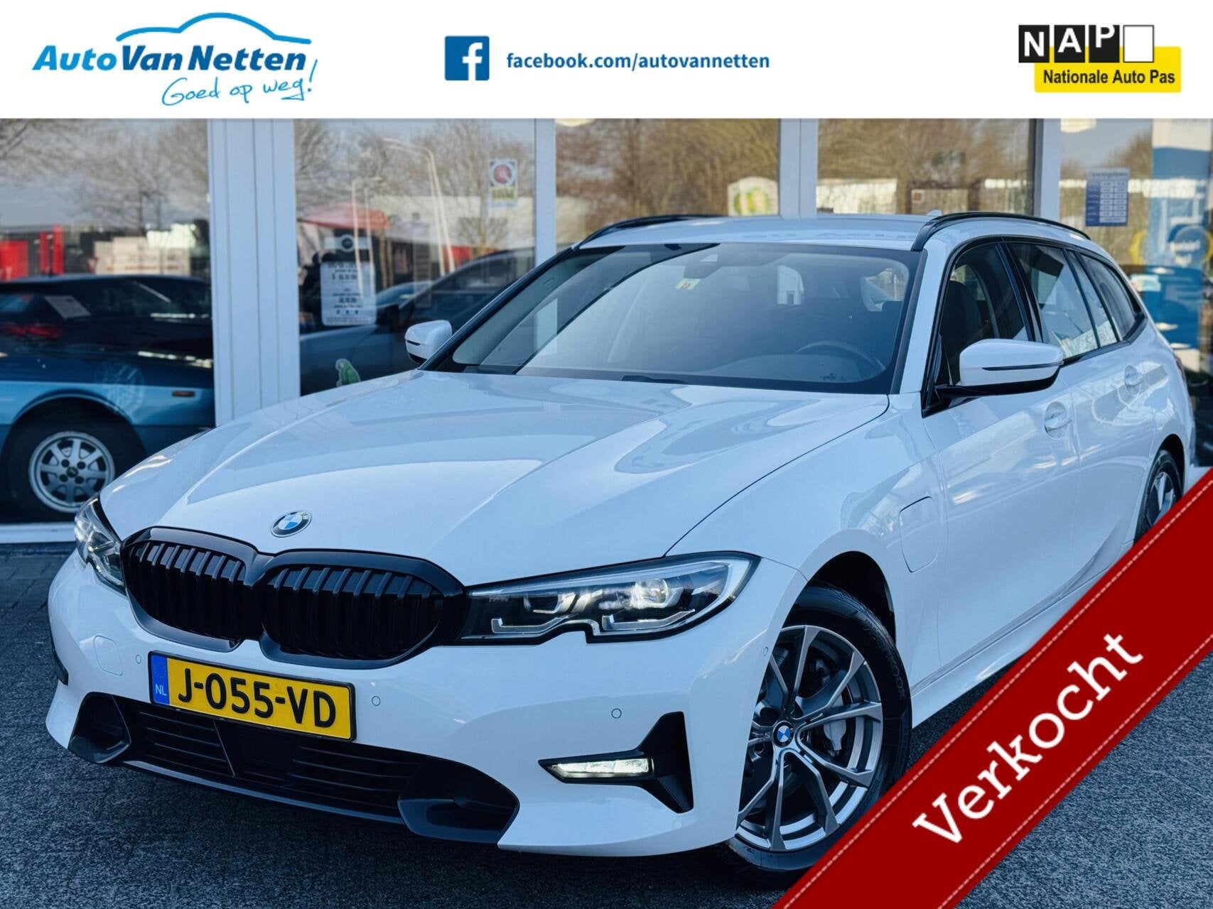 BMW 3-serie Touring 330e High Executive, M-Pakket,Leder,Spor, Achterwielaandrijving, Gebruikt, 4 cilinders, Automatische klimaatregeling
