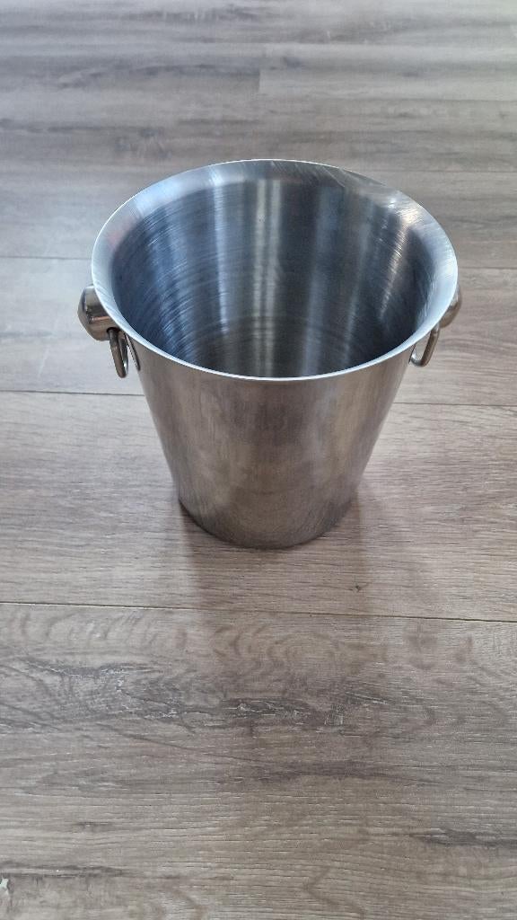 Champagnekoeler, Ophalen of Verzenden, Zo goed als nieuw, Zilver, Metaal