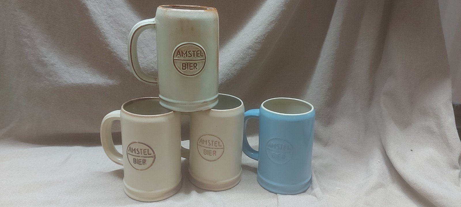 Aardewerk bierpullen amstel, Ophalen of Verzenden