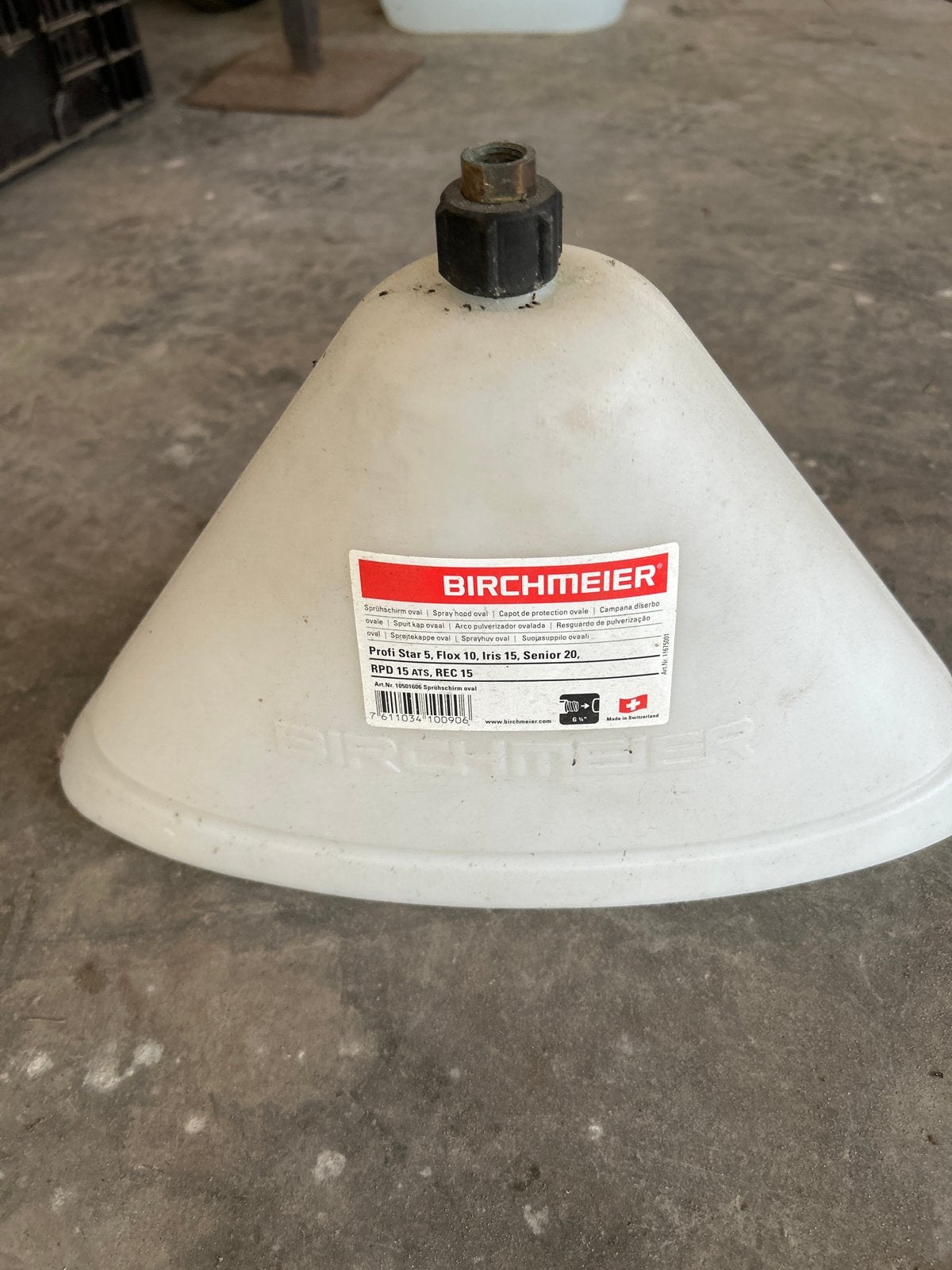 Birchmeier sproeikap ovaal - Profi Star 5, Flox 10, Iris 15, Ophalen of Verzenden, Gebruikt, Overige typen