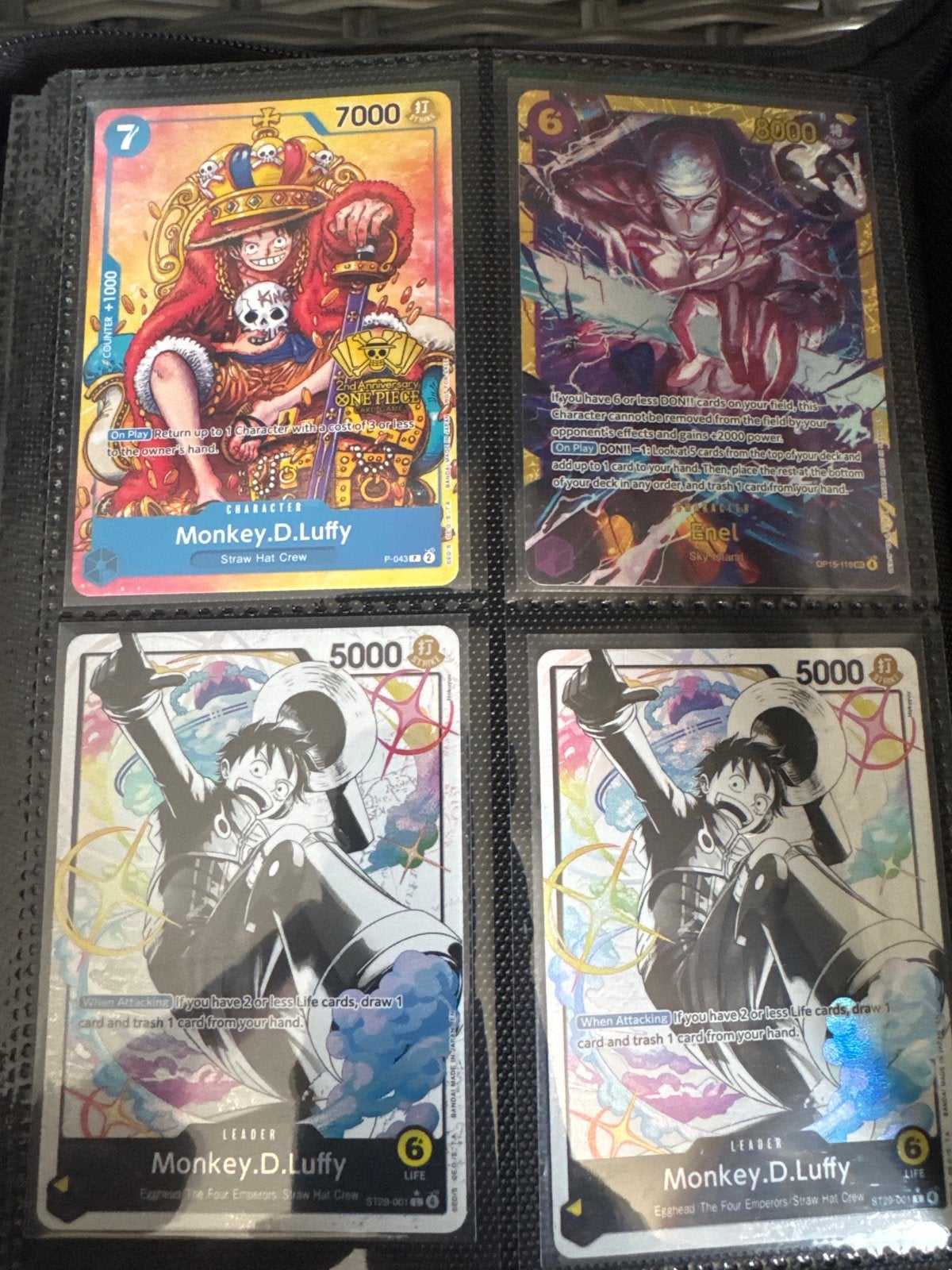 One Piece Kaarten - Monkey D. Luffy & meer, Ophalen of Verzenden, Zo goed als nieuw