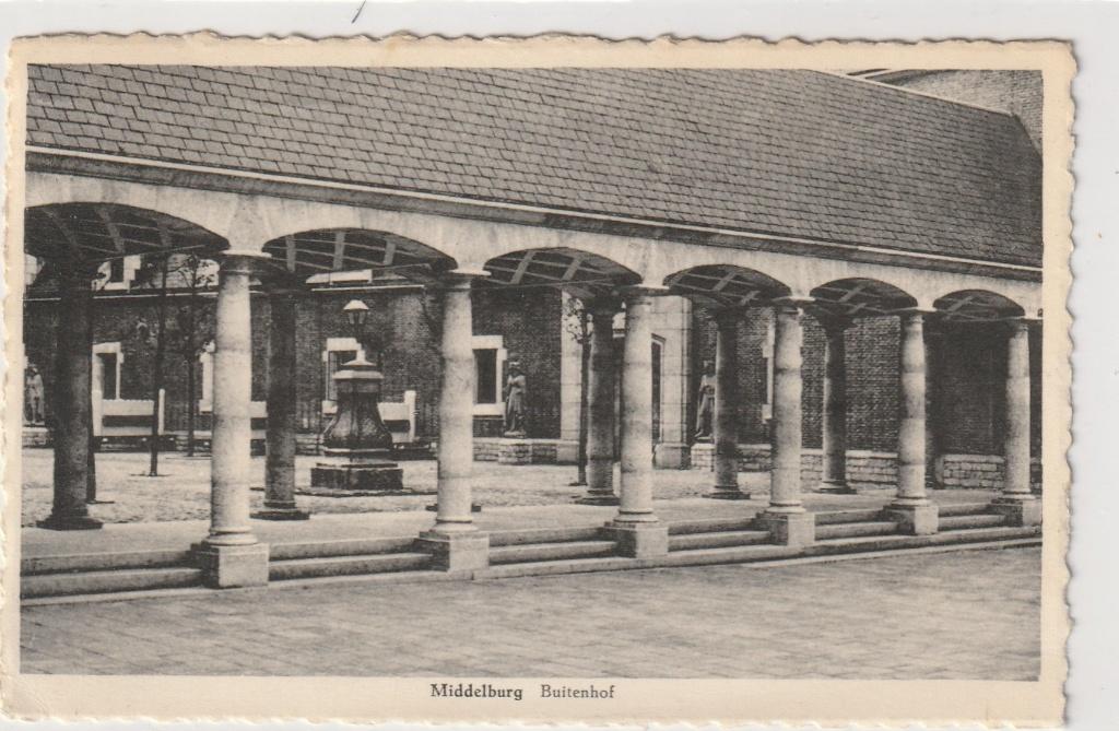 Middelburg Buitenhof, Ophalen of Verzenden, 1940 tot 1960, Gelopen, Zeeland
