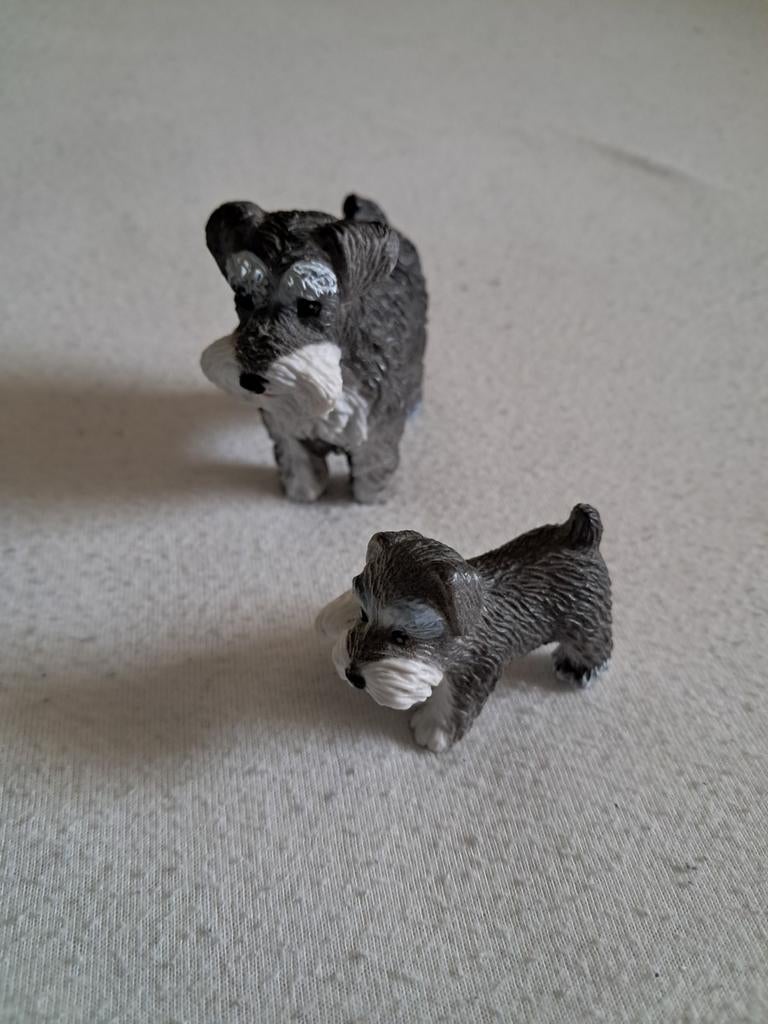 Mama met puppy honden beeldjes, Ophalen of Verzenden