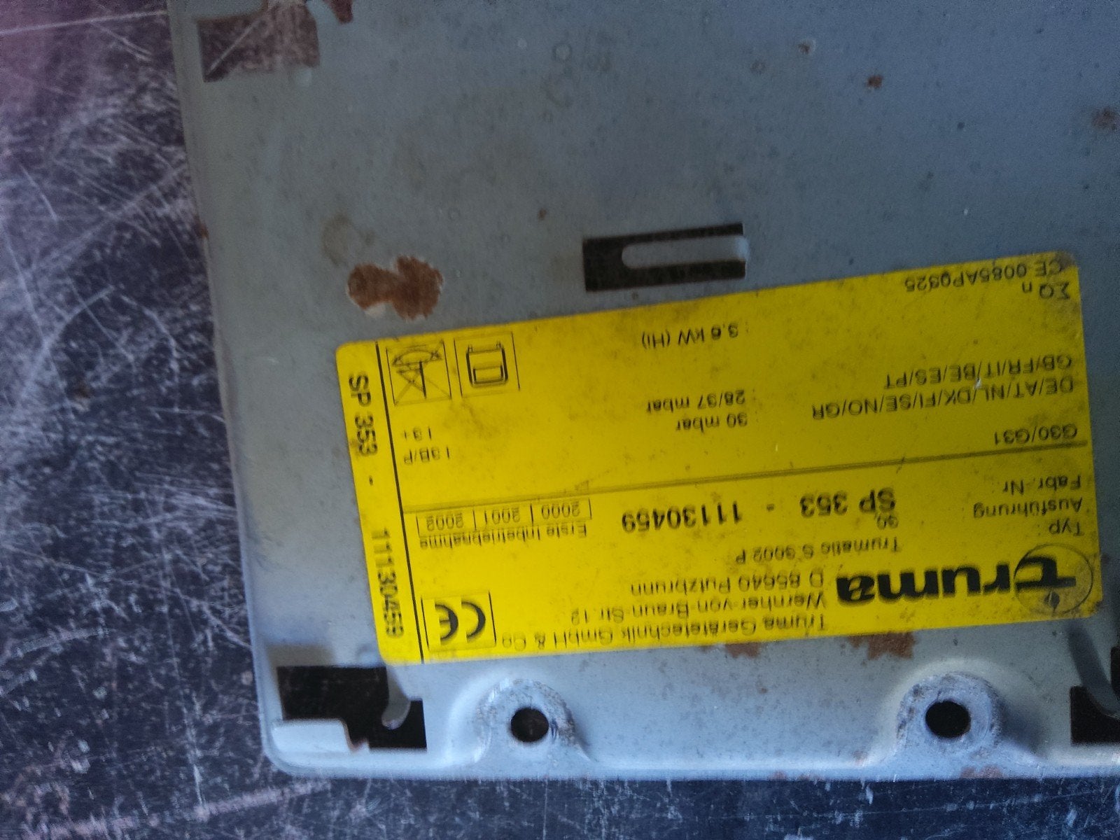 Onderdelen truma s3002 p, Ophalen