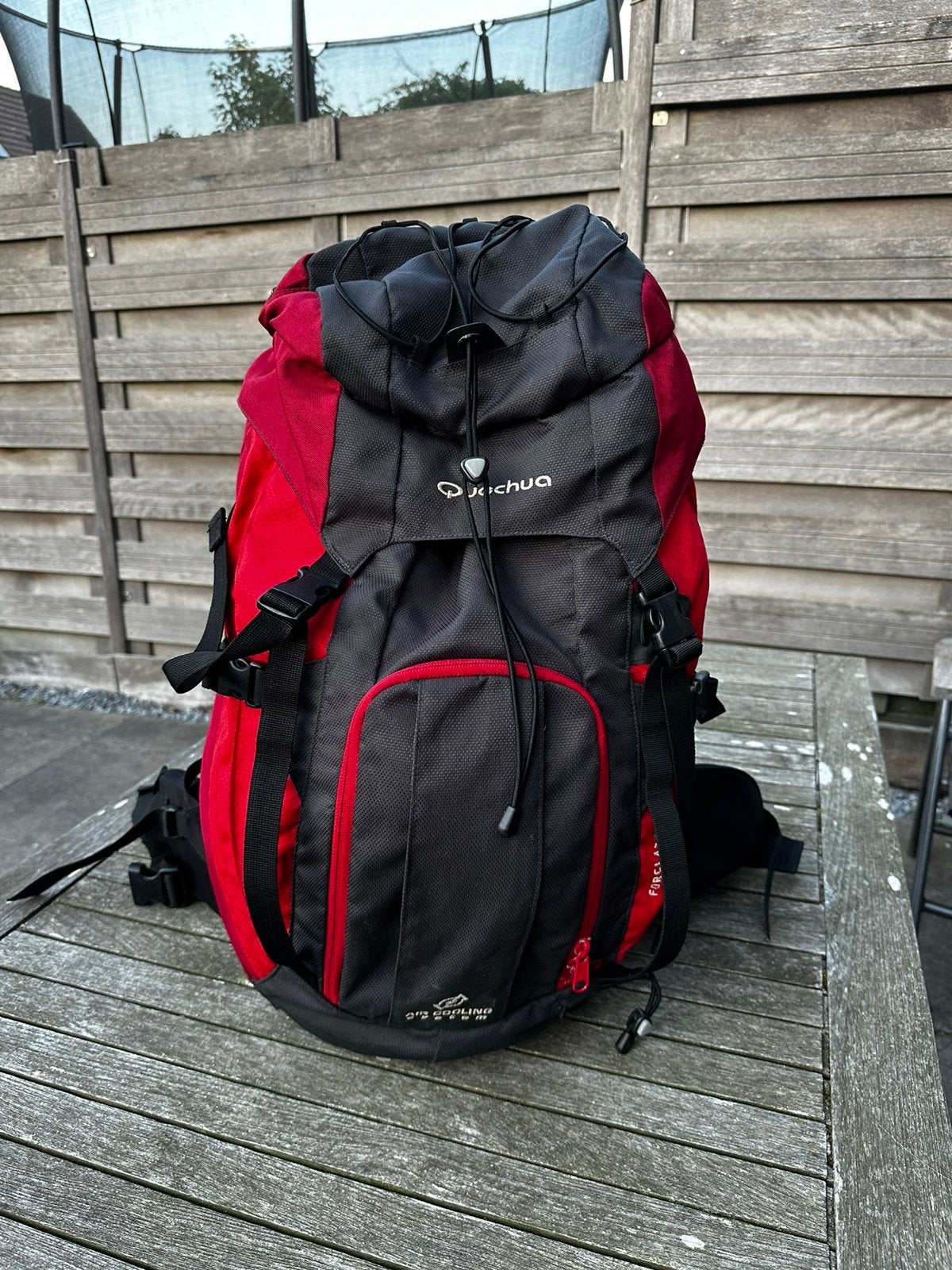 Quechua Forclaz Air 40 rugzak/backpack; air cooling systeem, Ophalen of Verzenden, Gebruikt, Overige merken, 45 tot 60 cm