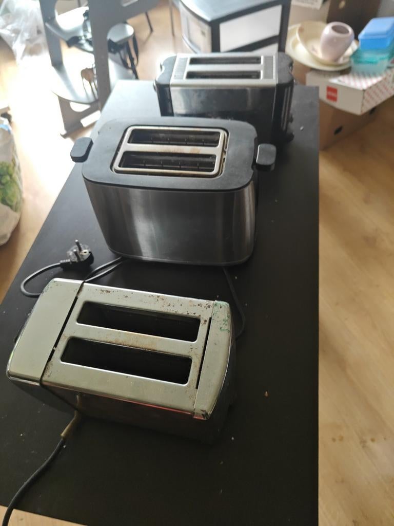 Partij van 2 broodroosters, werkend, Ophalen of Verzenden