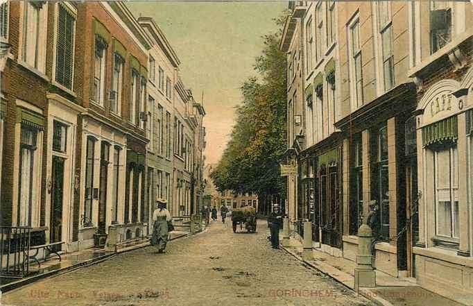 301-239-039 Gorinchem Eind Langendijk, Verzamelen, Ansichtkaarten | Nederland, Zuid-Holland, Voor 1920, Verzenden