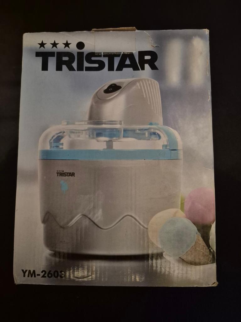 Tristar IJsmachine YM-2603 - Zelfgemaakt IJs in 30 Min, Ophalen, Zo goed als nieuw, Zelfvriezend