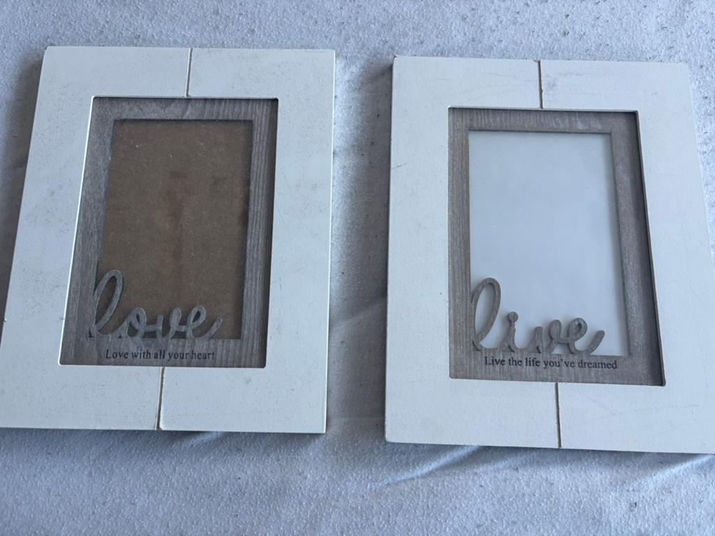 2 fotolijstjes, Ophalen of Verzenden, Hout