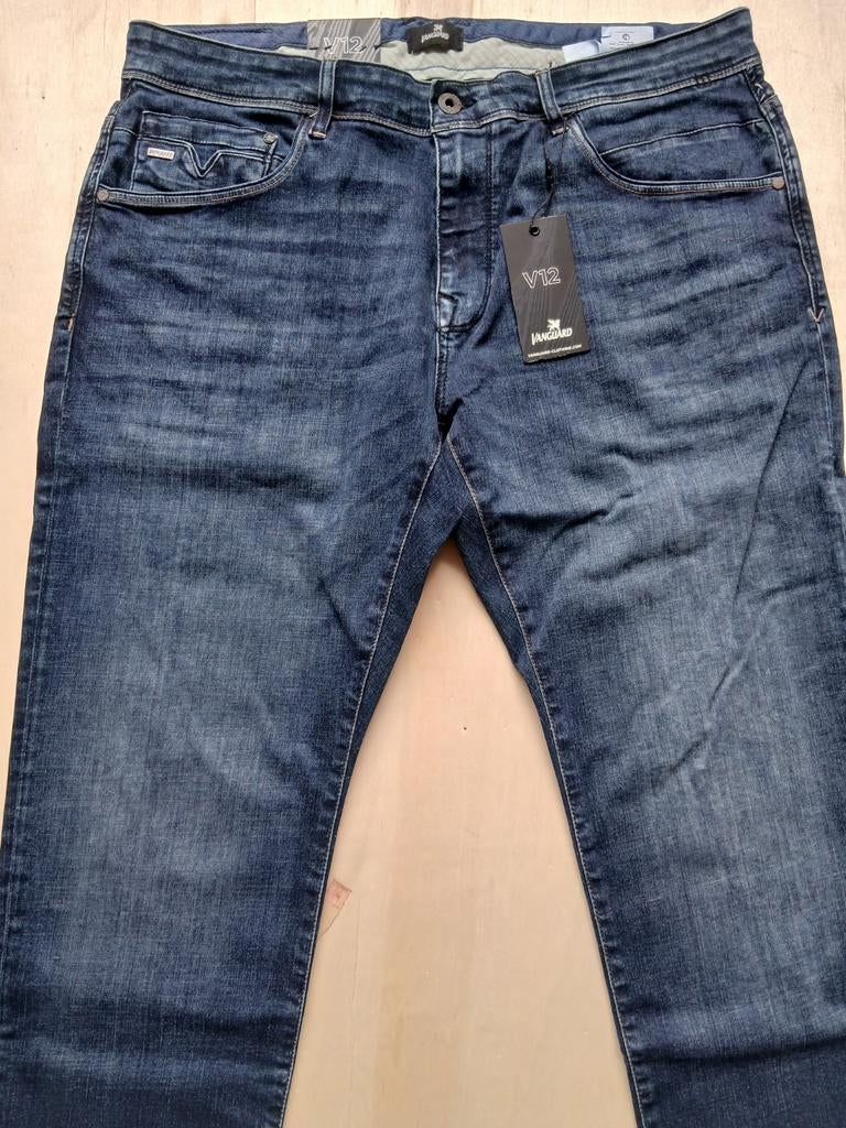 Vanguard V12 slimfit jeans maat W38 L32, W36 - W38 (confectie 52/54), Blauw, Nieuw, Ophalen of Verzenden