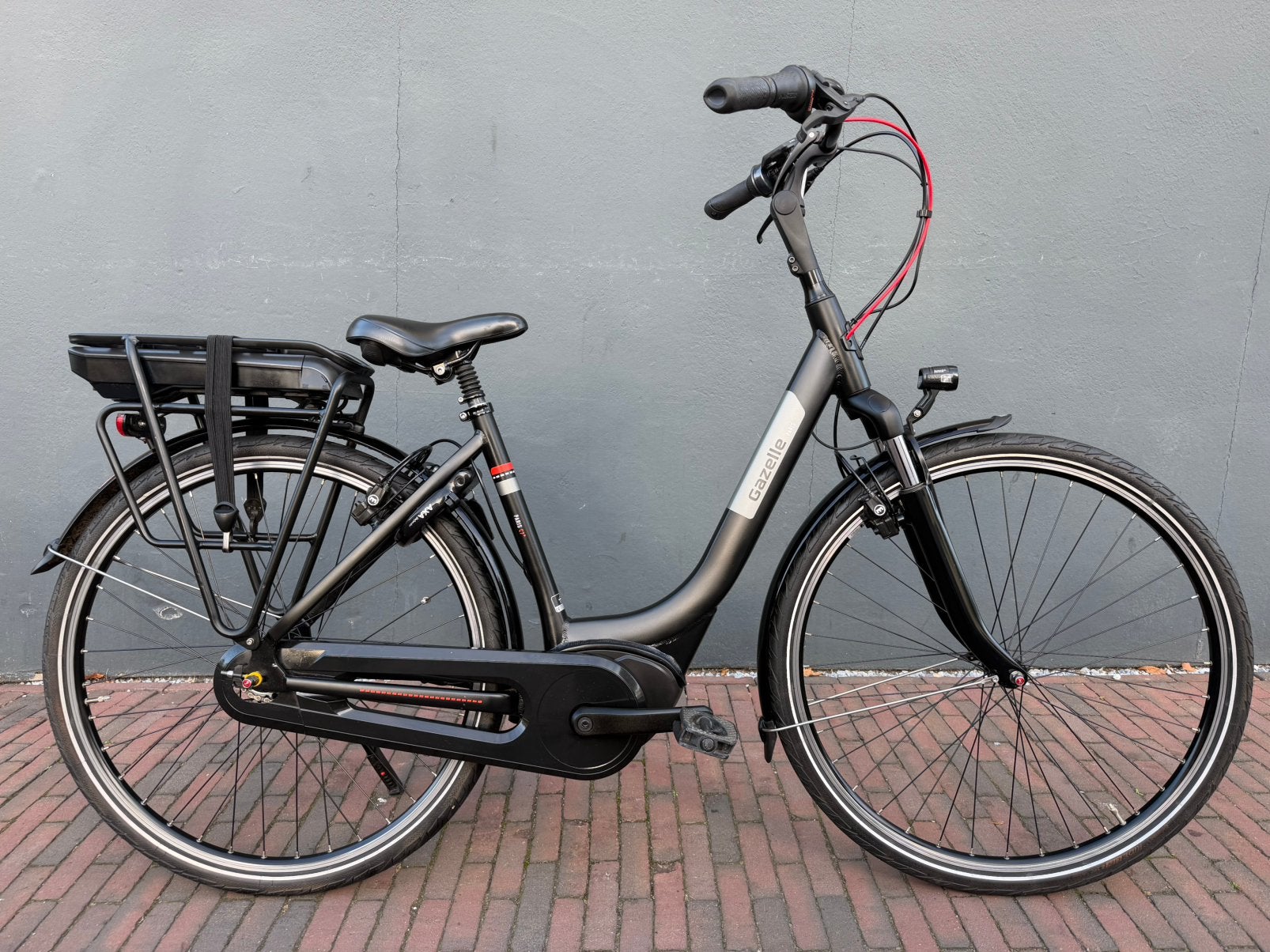 Gazelle Paris C7+  D49cm  3254KM  *GARANTIE*, Ophalen, Zo goed als nieuw, 47 tot 51 cm, 50 km per accu of meer