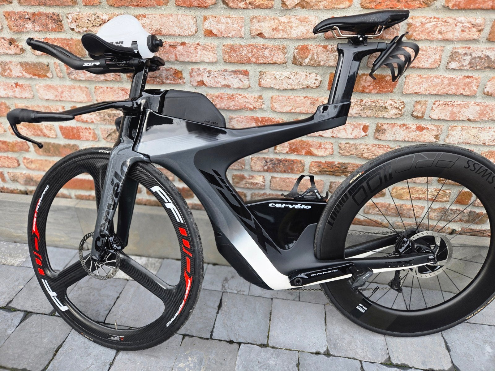 Exclusieve TRIATHLON FIETS FULL DURA ACE DI2 PRO SERIE, Carbon, Heren, Zo goed als nieuw, Meer dan 20 versnellingen