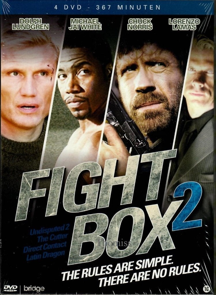 THRILLER, 4 DVD’S FILM “FIGHT BOX”, Cd's en Dvd's, Dvd's | Thrillers en Misdaad, Nieuw in verpakking, Actiethriller, Inclusief doosje