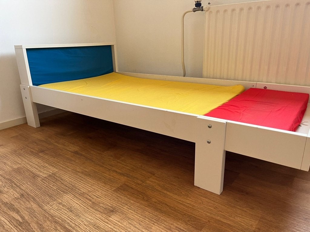 Meegroei peuter kleuter bed, Kinderen en Baby's, Kinderkamer | Bedden, Ophalen, 70 tot 85 cm, 140 tot 160 cm, Zo goed als nieuw