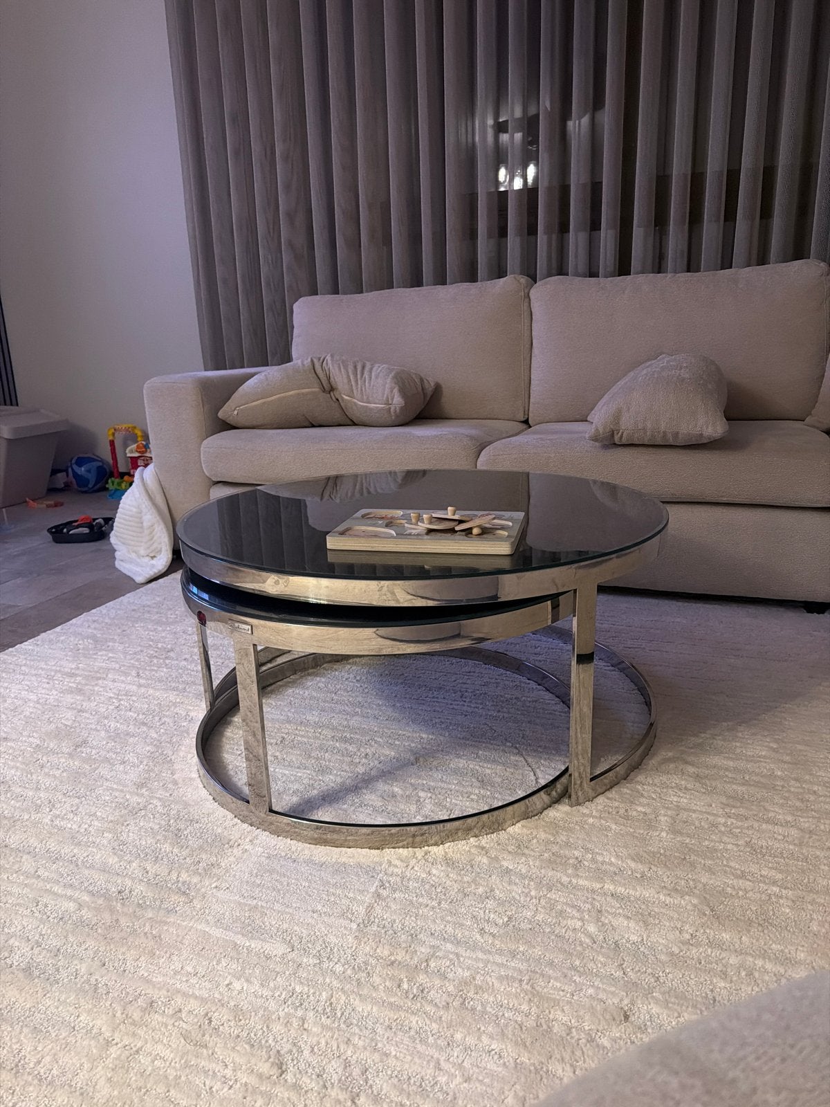 Richmond salon tafel in zeer goede staat, Ophalen, Rond, 50 tot 100 cm, 5 – 50
