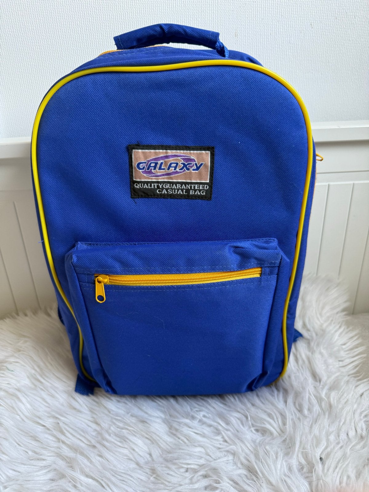 Complete Picknick Rugzak - Blauw met Geel, Ophalen of Verzenden, Zo goed als nieuw