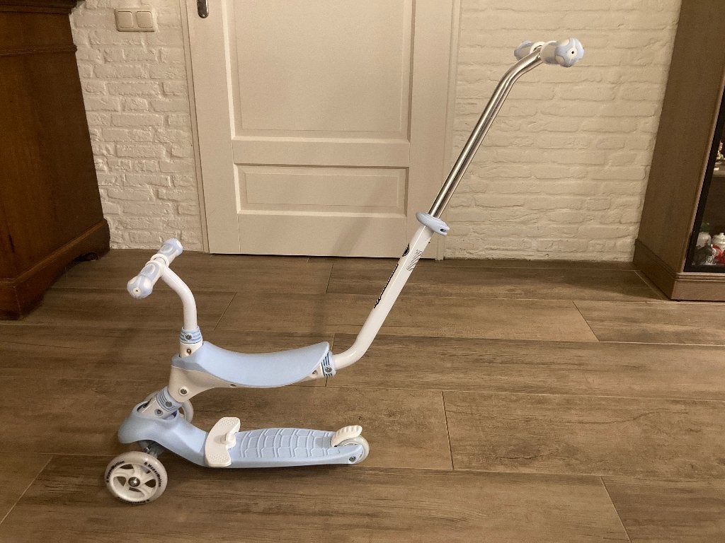 HyperMotion kinderstep met zadel en duwstang; 5 in 1, Ophalen of Verzenden, Zo goed als nieuw, Overige typen