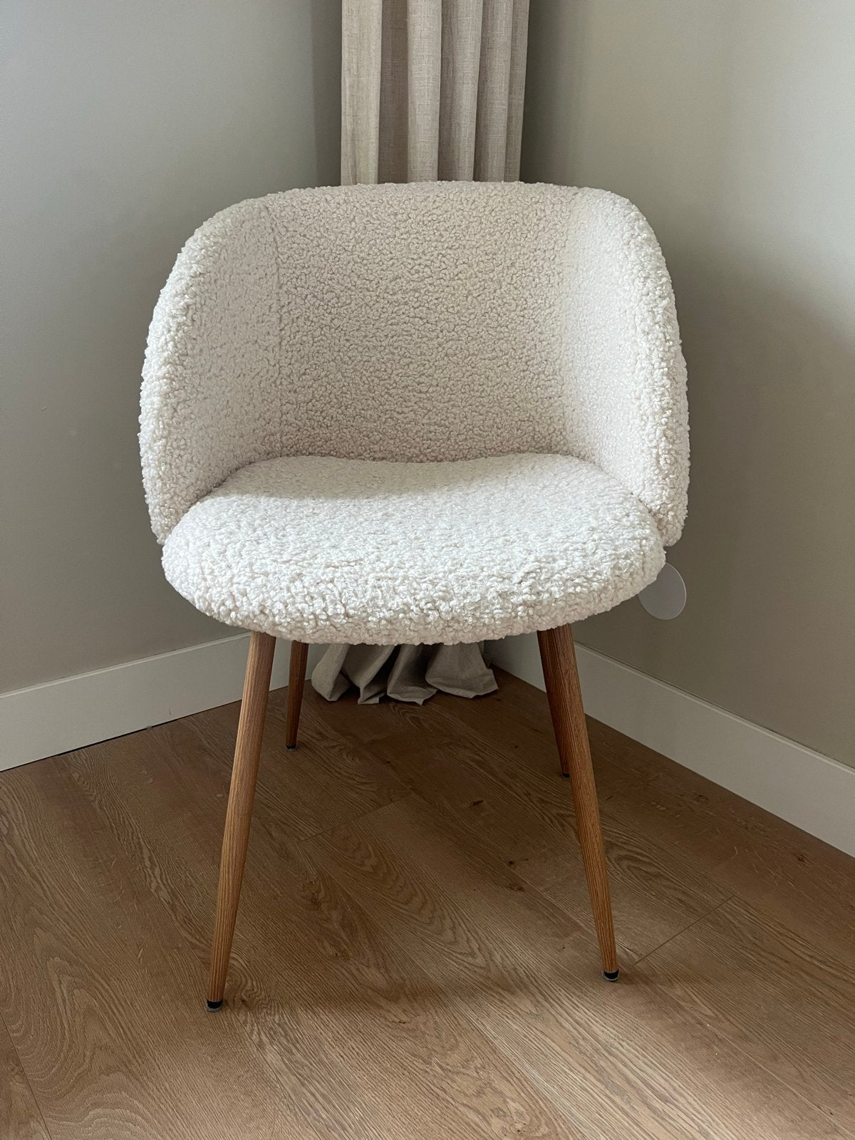 Teddy stoel - Zo goed als nieuw, Huis en Inrichting, Stoelen, Ophalen, Wit, Zo goed als nieuw, Eén