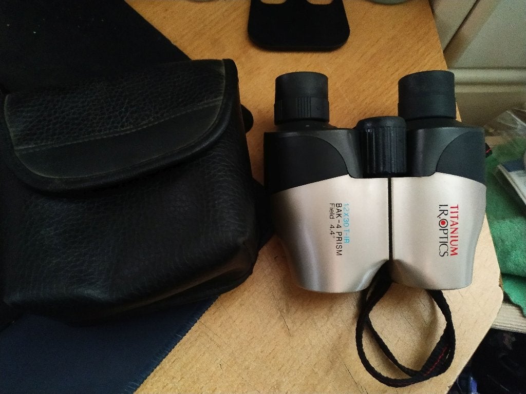 TITANIUM IR OPTIEK VERREKIJKER 12X30, Ophalen of Verzenden, Gebruikt, Overige typen, Met hoes of tas