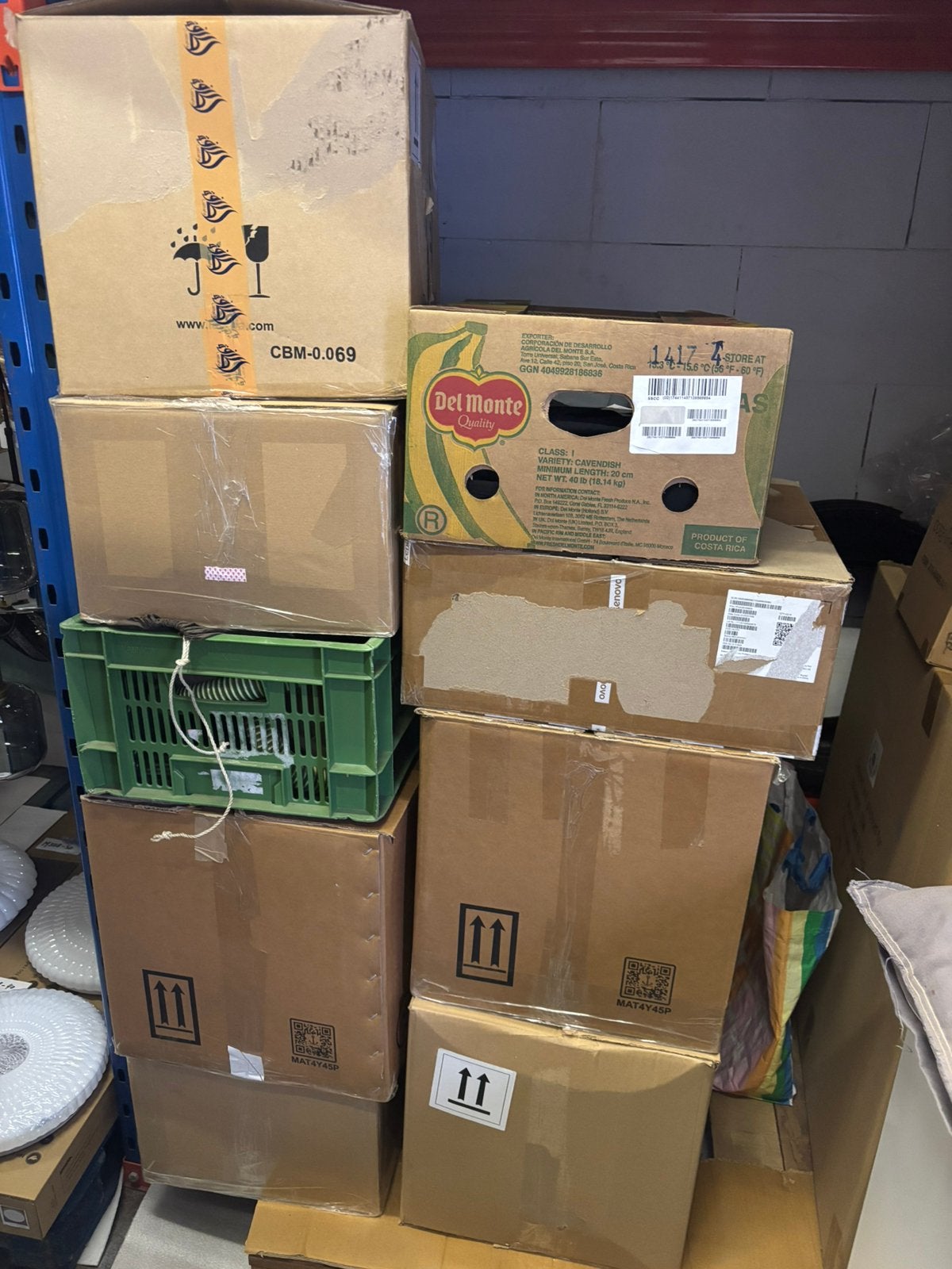 1 PALLET MAGAZIJN OPRUIMING 8 GROTE DOZEN, Ophalen, ., Nieuw, .