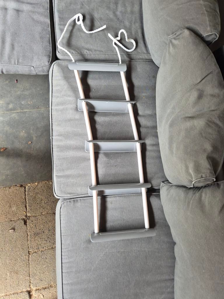 Touwladder met kunststof treden - Ideaal voor boot of muur, Ophalen of Verzenden, Gebruikt