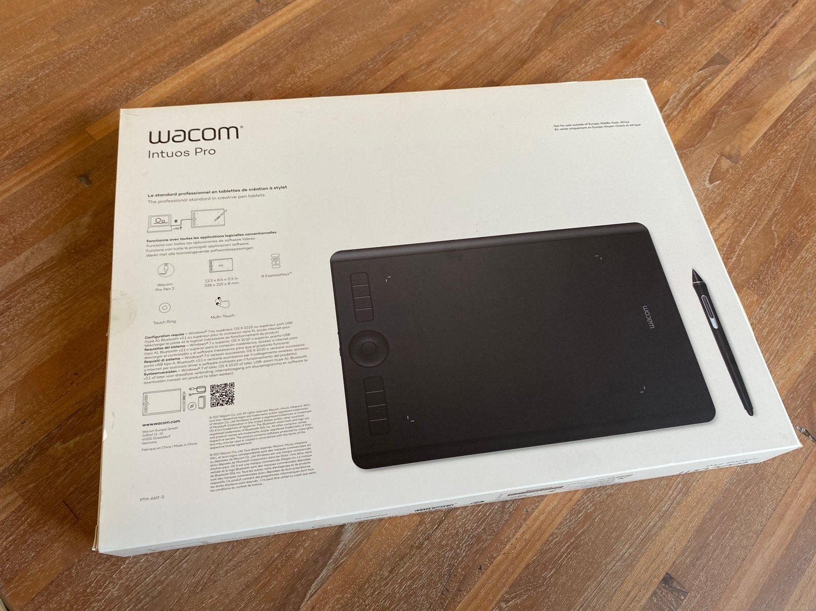 Wacom intuos pro tablet M, Computers en Software, Tekentablets, Nieuw, Draadloos, Ophalen