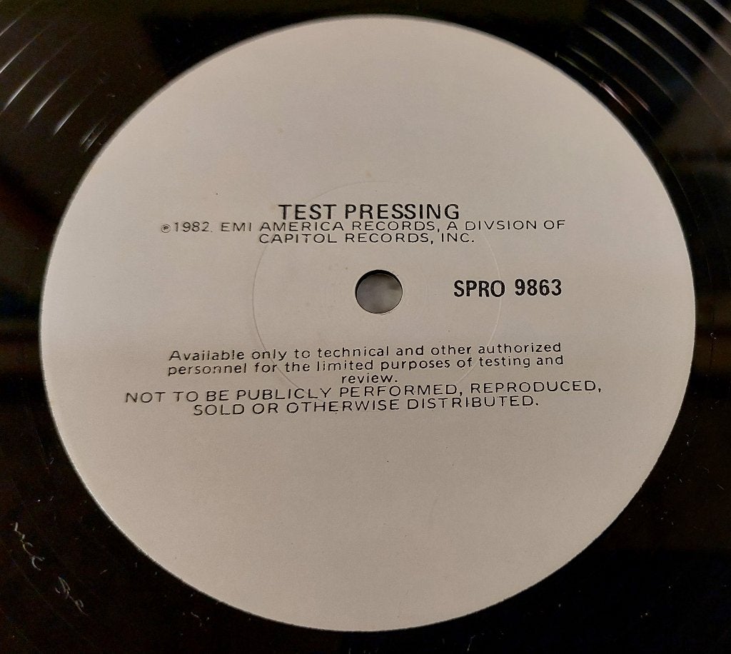 J.Geils band VINYL PROMO 12" I do Live 1982 Test Pressing, Limited edition, Ophalen of Verzenden, Zo goed als nieuw, 12 inch