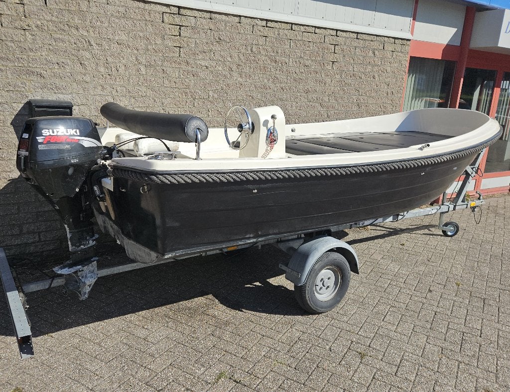 Corsiva 470 classic met Suzuki 9,9pk en trailer, Watersport en Boten, Sloepen, Ophalen, Rondzit, 10 pk, Corsiva