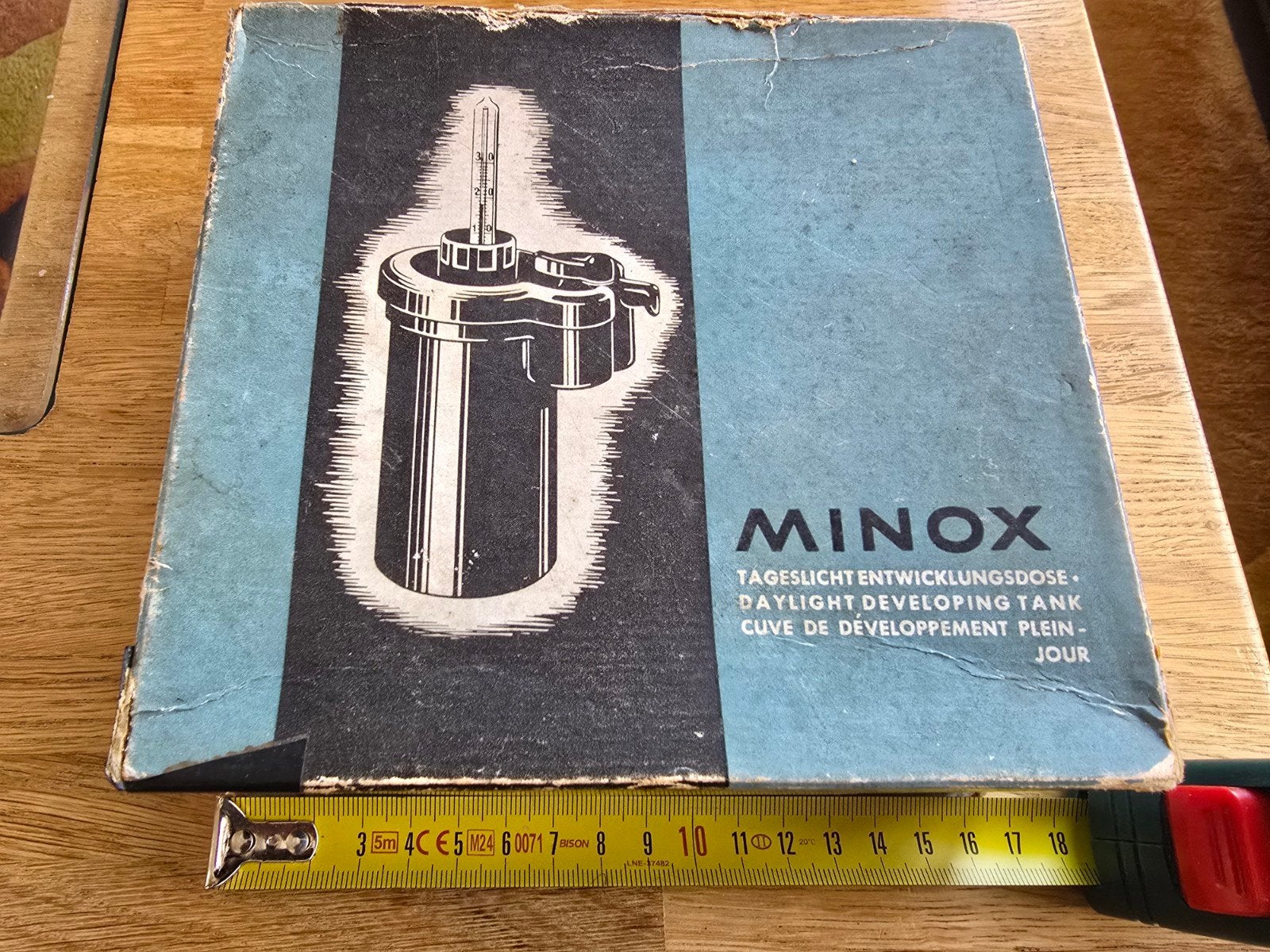 Zeer zeldzame Minox daglicht bakelieten ontwikkeltank, Ophalen